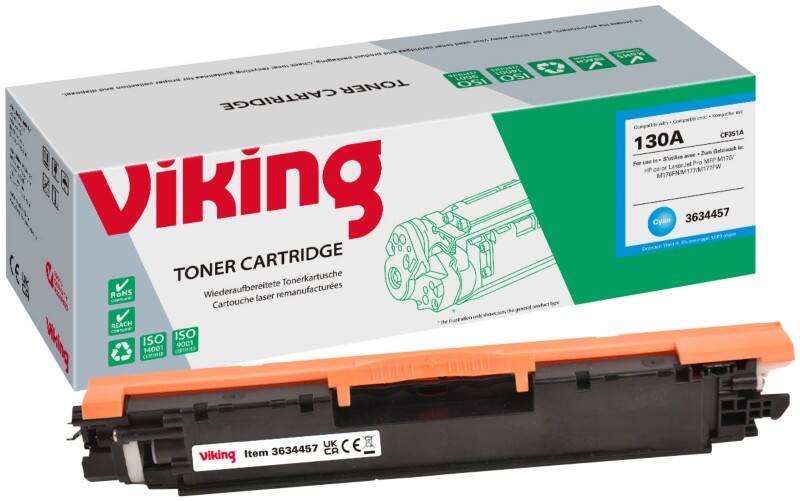 Toner Viking 130A Compatible HP CF351A Cyan