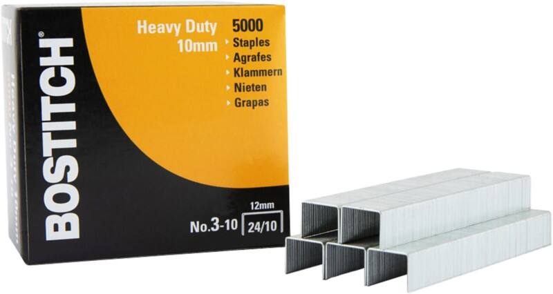 Agrafes Bostitch 24/10 NO.3-10 Métal Argenté 5000 Agrafes