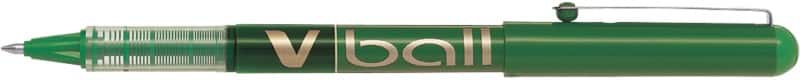 Stylo roller Pilot V-Ball V-Ball Non rétractable Vert 0,4 mm Moyen Conique
