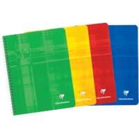 Cahier à spirales Clairefontaine A5+ Assortiment Couverture en carton laminé Ligné 60 feuilles