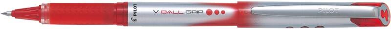 Stylo roller Pilot V-Ball Grip Non rétractable Rouge 0,4 mm Moyen Conique