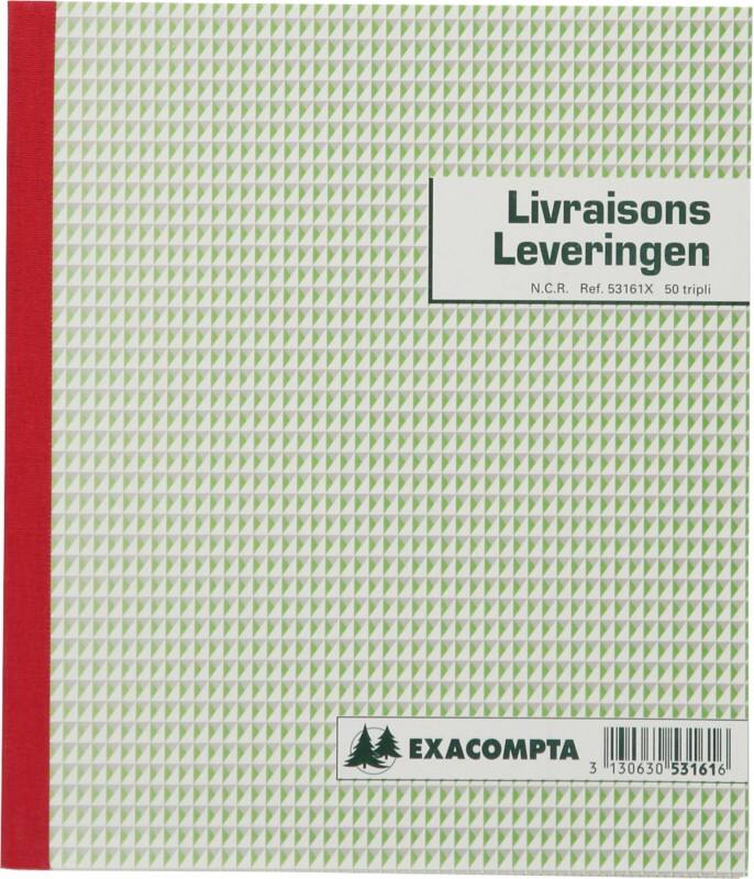 Formulaire de livraisons (bilingue) Exacompta Blanc Spécial 18 x 1 x 21 cm 25 Feuilles