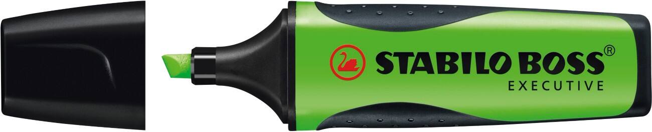 Surligneur STABILO Executive Pointe biseauté Vert Unités
