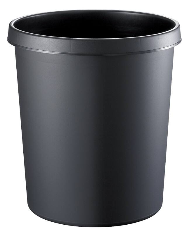 Poubelle helit 18 L Noir Polyéthylène H61058