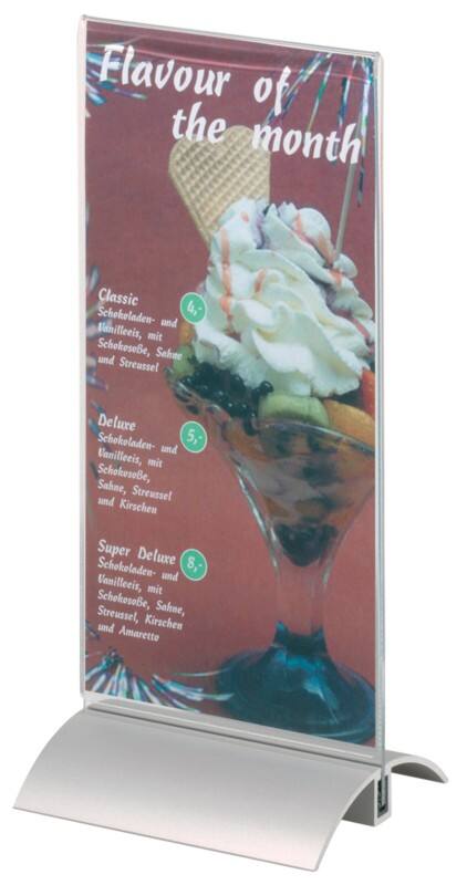 Porte-visuel DURABLE Presenter DL En forme de T 10,7 (l) x 8,5 (p) x 23,7 (h) cm Transparent