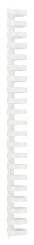 Baguettes à relier GBC A4 25 mm 225 Feuilles Plastique Blanc 50 Unités