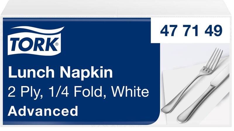 Serviette Tork Jetable Blanc 200 unités