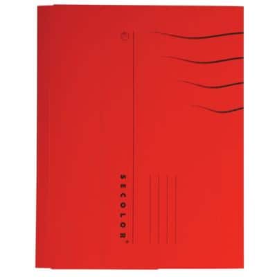 Farde à rabats Djois Secolor A4 Rouge Carton 31 x 23 cm