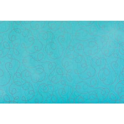 Rouleau De Papier D'Emballage Waterloo Turquoise 70 g/m² 500 mm x 20 m