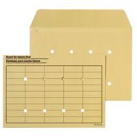 Enveloppes pour courrier interne Elco Sans fenêtre C4 324 (l) x 229 (h) mm Bande adhésive Brun 120 g/m² 250 Unités