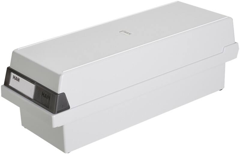 Boîte à fiches d'index HAN Gris clair 1 300 cartes 13,3 x 36 x 12,1 cm