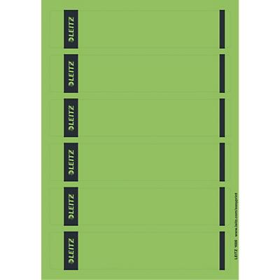 Étiquettes adhésive de dos imprimables PC Leitz 1686 pour classeurs à levier Leitz 1050 vert 39 x 192 mm 150 unités