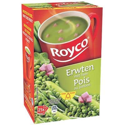 Soupe instantanée Royco Pois cassés Jambon 25 Unités de 30 g