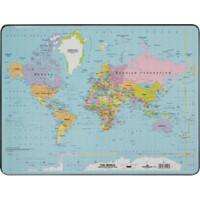 Sous-main de bureau DURABLE Carte du monde Multicouleur 53 x 40 cm