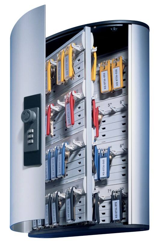 Armoire à clés avec fermeture à code DURABLE KEY BOX code 72 300 x 118 x 400 mm 72 Crochets