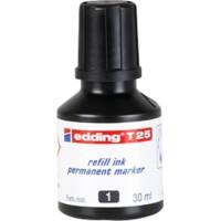Recharge d'encre edding Noir T25 30 ml