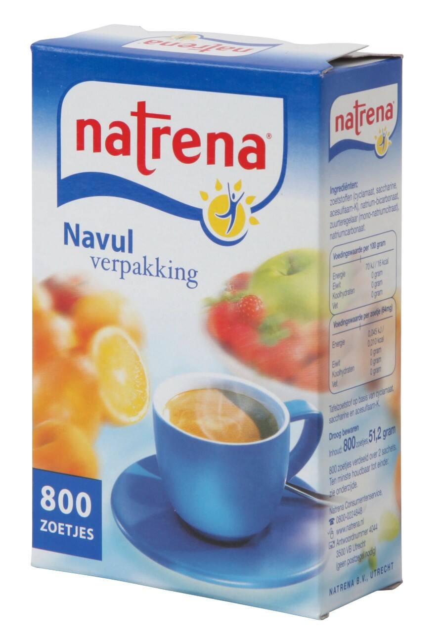 Sucrettes Natrena 800 Unités de 0.064 g