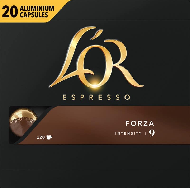 Capsules de café L'OR Espresso Nespresso Capsules Corsé 20 unités