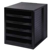 Module de classement à tiroirs HAN 1401-13 Noir 5 tiroirs ouverts 27,5 x 33 x 32 cm