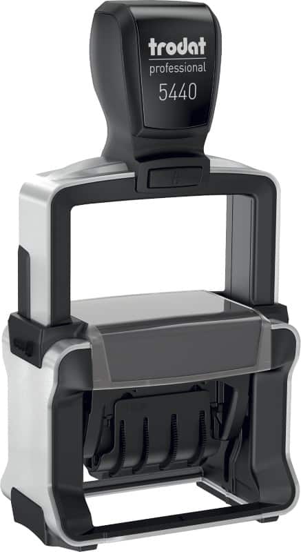 Tampon de bureau personnalisable Trodat Professional 5440 (NL) Texte et date 4,9 x 2,8 cm Noir