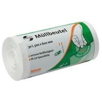 Sac-poubelle First Plus Déchets légers DEISS 30 L Blanc PE (Polyéthylène) 12 microns 50 Unités
