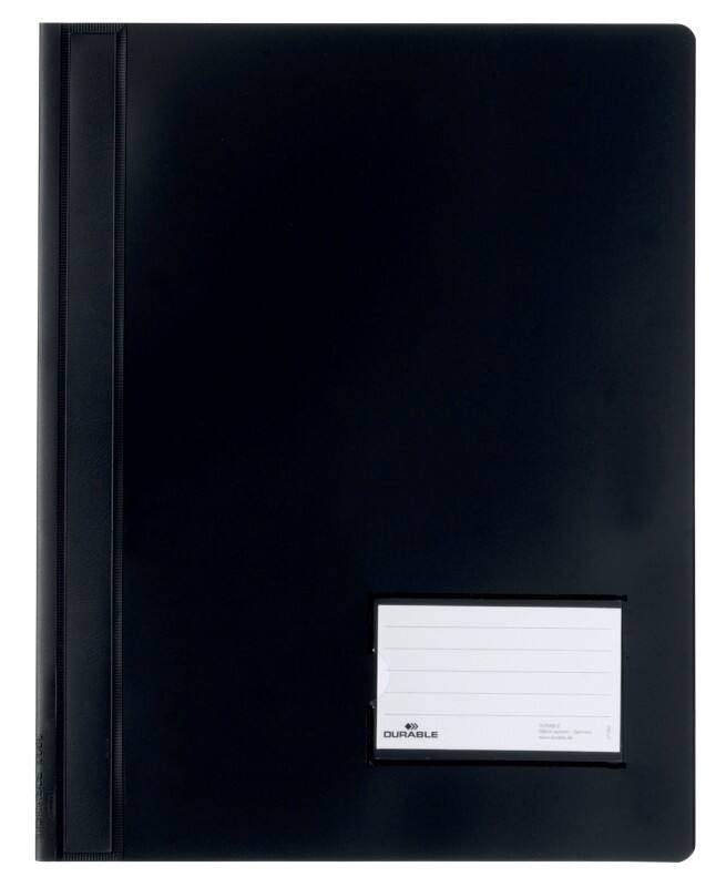 Farde à lamelle DURABLE Duralux A4 Noir Plastique