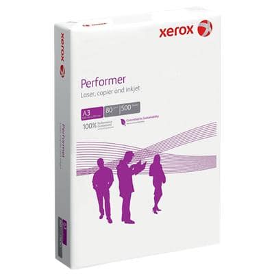 Papier Xerox Performer A3 80 g/m² Mat Blanc 500 Feuilles
