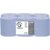Essuie-mains Papernet Standard Recyclé Rouleau Bleu 2 épaisseurs 412056 6 Rouleaux de 450 Feuilles