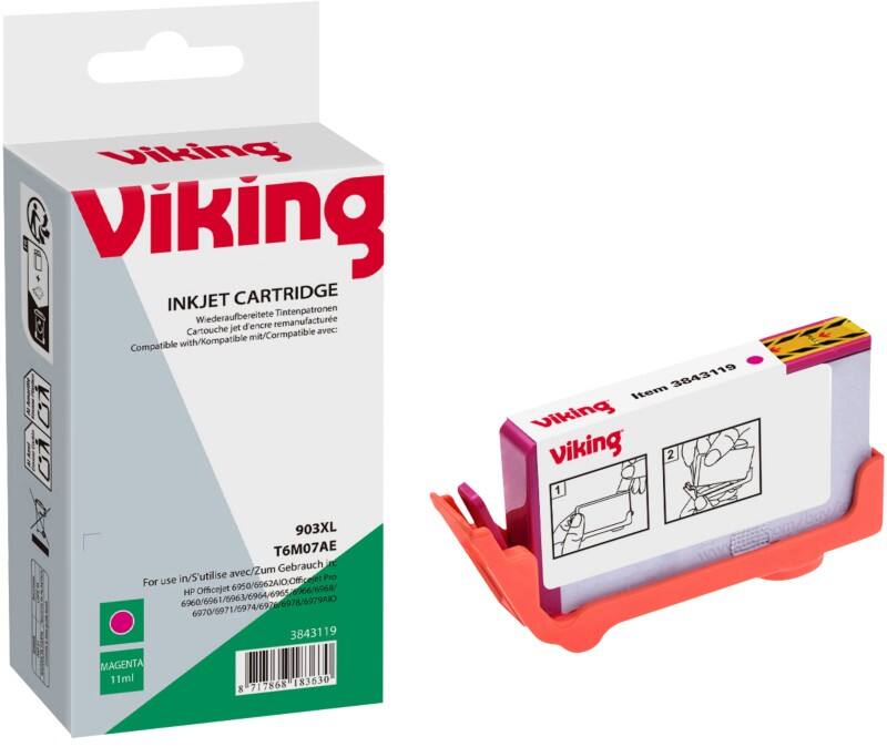 Cartouche jet d'encre Viking 903XL Compatible HP T6M07AE Magenta
