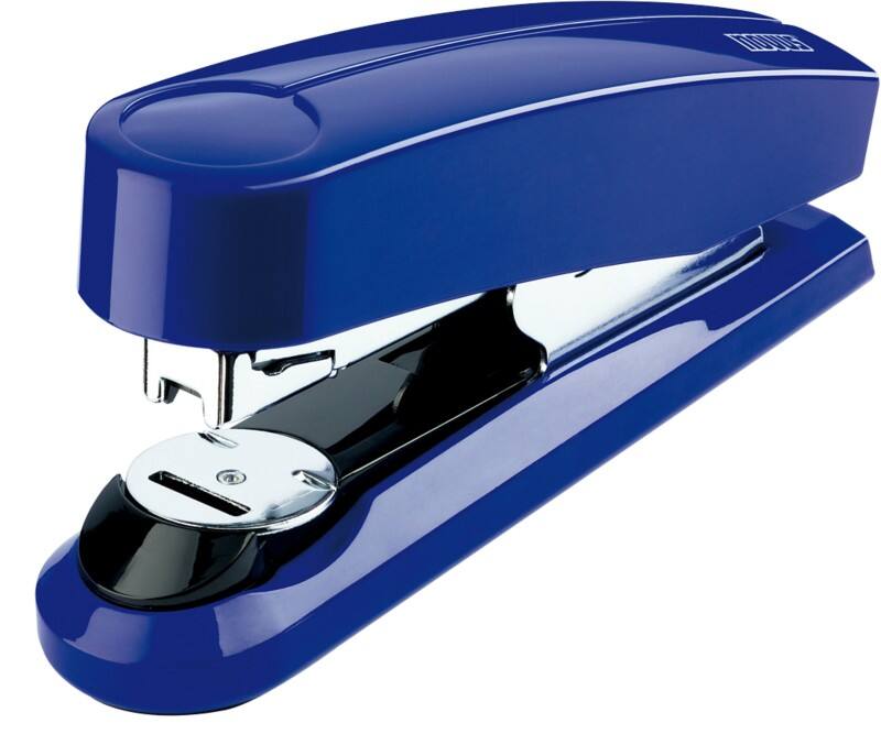 Agrafeuse Novus NOVUS OFFICE B4FC Flat Clinch Demi bande 50 Feuilles Bleu 24/6, 24/8, 26/6, 26/8 Métal, Plastique