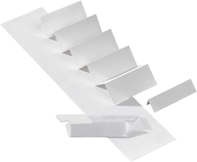 Cavalier Djois Euroflex Blanc 5 (L) x 0,5 (H) cm 25 Unités de 10 Étiquettes