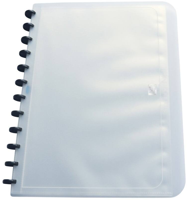 Classeur à anneaux OXFORD Vario-Zipp 25 Pochettes A4 Transparent