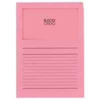 Elco Ordo Classico Farde à bord décalé A4 Rose Papier 120 g/m² 100 Unités