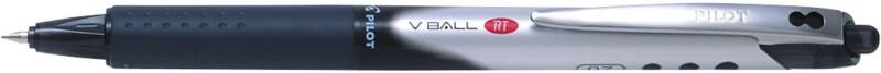 Stylo roller Pilot V-Ball RT Rétractable Noir 0,4 mm Moyen Conique Rechargeable
