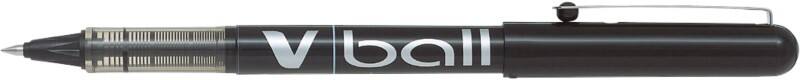 Stylo roller Pilot V-Ball V-Ball Non rétractable Noir 0,3 mm Fin Conique