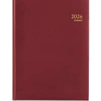 Agenda Brepols Timing Lima 2026 A5 1 Semaine sur 2 pages Néerlandais Bordeaux 0,137,1256,04,6,0