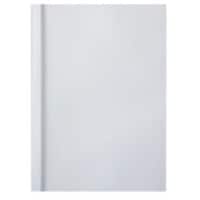 Couvertures de reliure thermique ThermaBind GBC A4 PVC, LeatherGrain 150 microns 4 mm Blanc 100 Unités