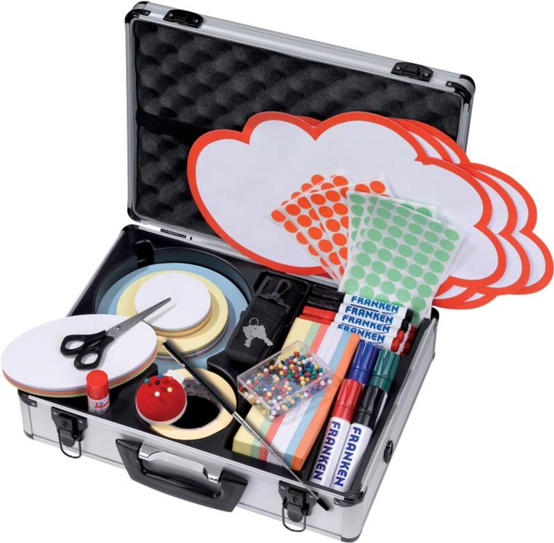 Mallette de modération Franken Compact 43 x 12 cm Aluminium Argenté 2220 Unités