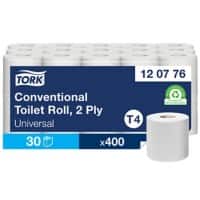 Papier toilette Tork Universal  T4 2 épaisseurs 120776 30 Rouleaux de 400 Feuilles 