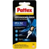Colle instantanée Permanente Pattex Ultra Gel Transparent PSG2C 3g