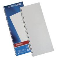 Carnet de notes à spirale Djois Atlanta Bleu Dos rigide Ligné 330 x 135 mm 50 feuilles