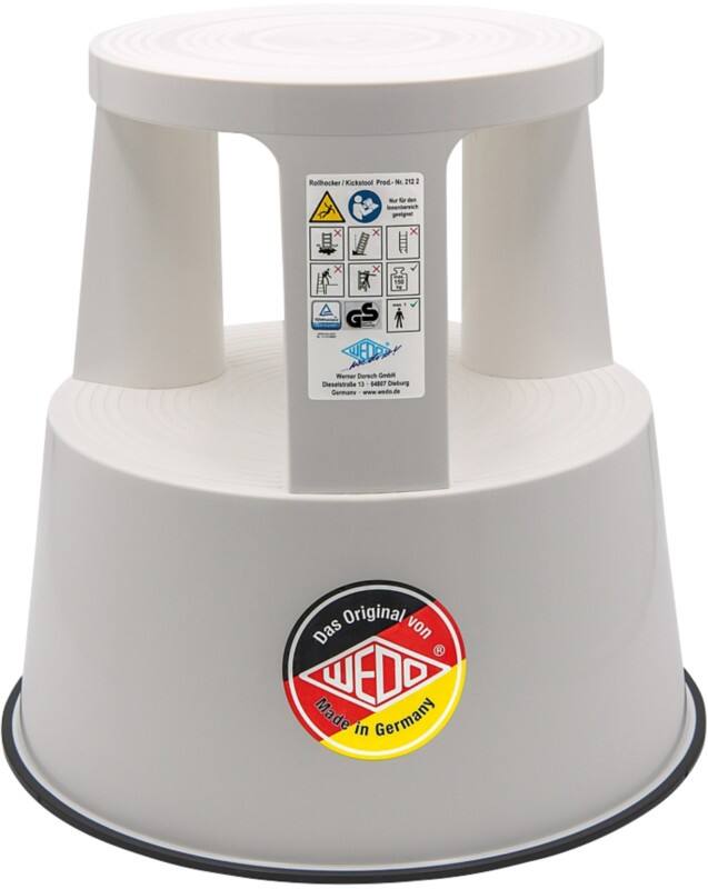 Marchepied WEDO STEP 430 mm PP (Polypropylène) 150 kg Blanc