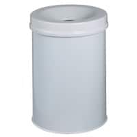 Poubelle DURABLE 3305-10 Métal Gris clair 35,7 cm Ø