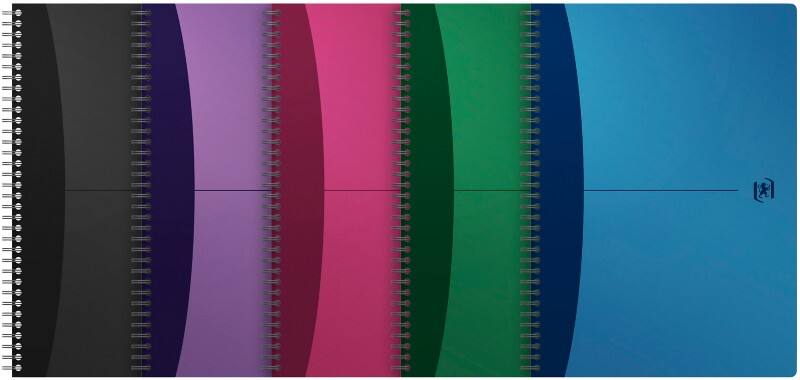 Bloc-notes OXFORD Office Urban Mix A4 Quadrillé Reliure en spirale PP (Polypropylène) Assortiment 180 Pages 90 Feuilles