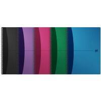 Cahier à spirales OXFORD Office Urban Mix A4 Assortiment Couverture PP Quadrillé 90 feuilles