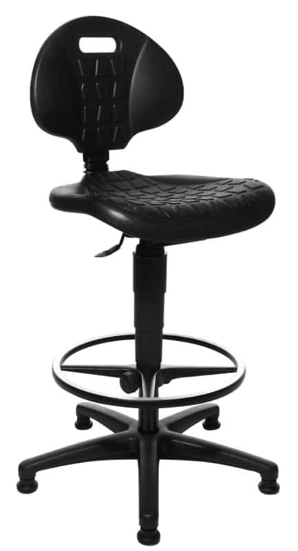 Siège pivotant TEC 20 Counter TOPSTAR Plastique Sans accoudoirs Noir 110 kg