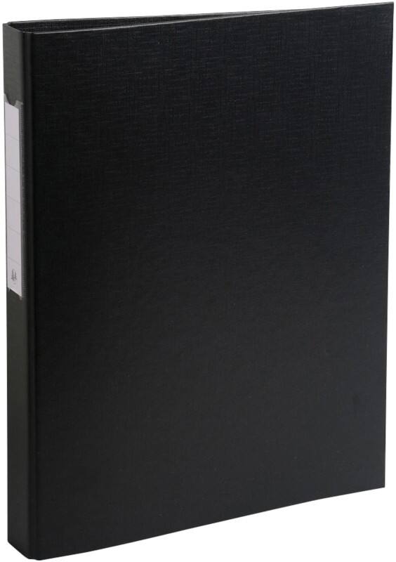 Classeur Exacompta 25 mm Carte, PP (Polypropylène) A4 2 Anneaux Noir