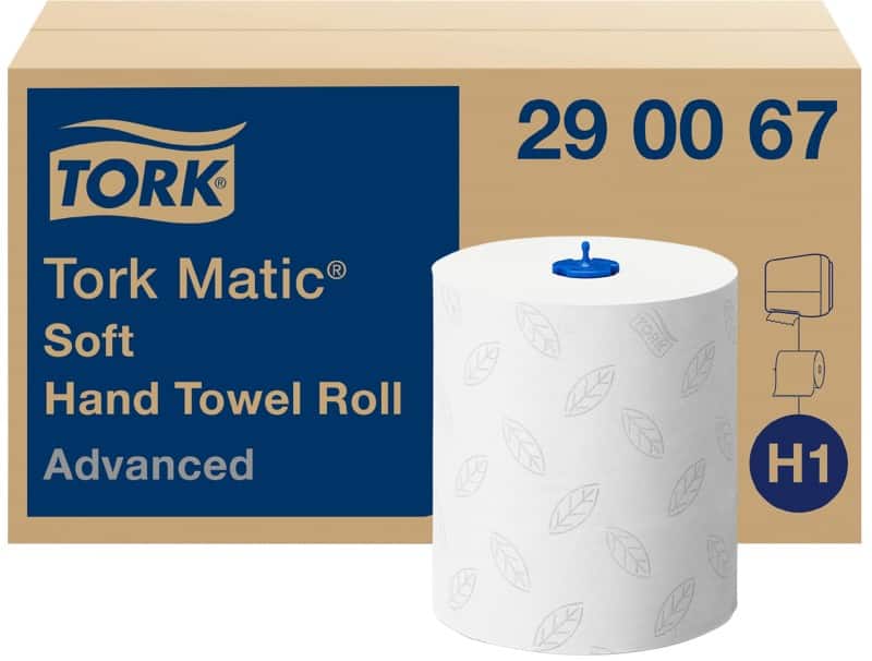 Essuie-mains Tork Matic Advanced H1 Rouleau Blanc 2 épaisseurs 0,588 m 290067 6 Rouleaux de 150 m