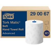 Essuie-mains Tork Matic Advanced H1 Rouleau Blanc 2 épaisseurs 290067 6 Rouleaux de 150 m