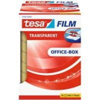 Ruban adhésif tesa tesafilm Office-Box Transparent 19 mm (l) x 66 m (L) PP (Polypropylène) 8 Rouleaux